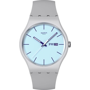 Swatch Original 41 Biosourced Blueberry Sky
