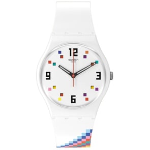 Swatch Original 34 Biosourced Merry-Go-Round Squares
