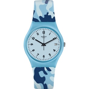 Swatch Original 34 Camoublue