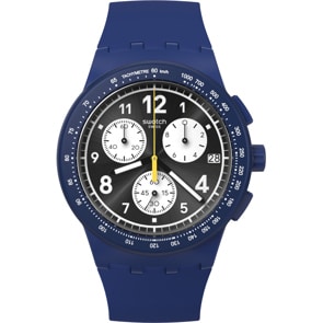Swatch Original Chrono Nothing Basic About Blue