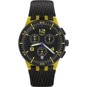 Swatch Original Chrono Yellow Tire