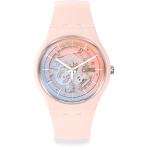 Swatch Original Bioceramic Fleetingly Pink Pay!