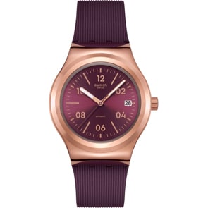 Swatch Sistem51 Irony Burgundy Story
