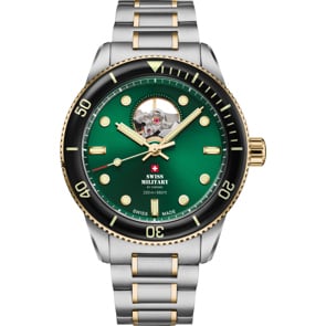 Swiss Military by Chrono Diver 200 Automatic Open Heart
