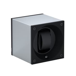 SwissKubik Masterbox Aluminium Silber - 1 Uhr