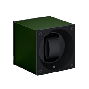 SwissKubik Masterbox Aluminium Dunkelgrün - 1 Uhr