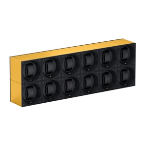 SwissKubik Masterbox Vergoldetes Aluminium - 12 Uhren