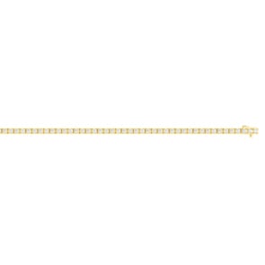 Bracelet rivière or jaune 375/9 ct avec diamants de laboratoire 2.05 ct