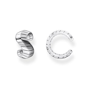 Thomas Sabo Apple & Snake Einzel Ohrklemme Schlangenhaut silber