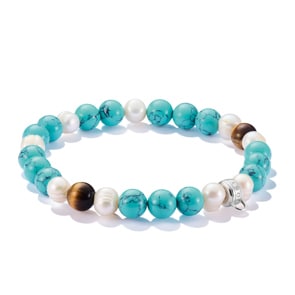 Thomas Sabo As We Are Bead-Armband mit bunten Steinen Silber