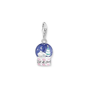 Thomas Sabo As We Enjoy Charm-Anhänger Schneekugel Silber