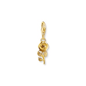 Thomas Sabo As We Kiss Charm-Anhänger Rose vergoldet