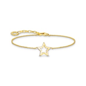 Thomas Sabo Basics Armband mit Stern-Anhänger vergoldet