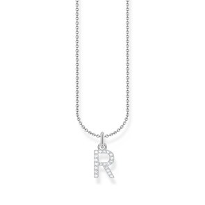 Thomas Sabo Basics Chaîne à breloque lettre R, argent