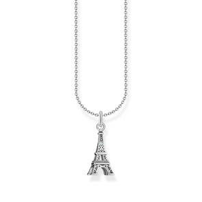 Thomas Sabo Basics Kette mit Eiffelturm-Anhänger Silber