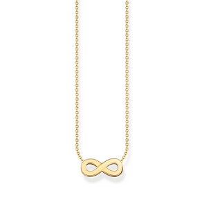 Thomas Sabo Basics Kette mit Infinity-Anhänger vergoldet