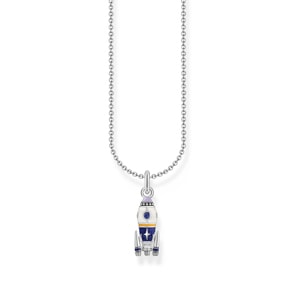 Thomas Sabo Basics Kette mit Raketen-Anhänger Silber