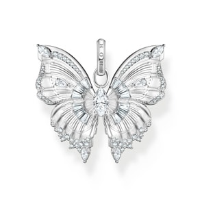 Thomas Sabo Blooming Skies Anhänger Schmetterling Butterfly Paradise mit Steinen Silber