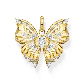 Thomas Sabo Blooming Skies Anhänger Schmetterling Butterfly Paradise mit Steinen vergoldet
