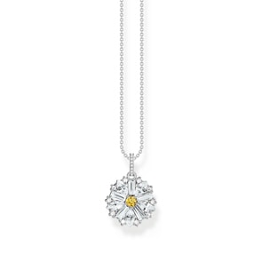 Thomas Sabo Blooming Skies Kette mit Anhänger Blume Lovely Daisy Silber