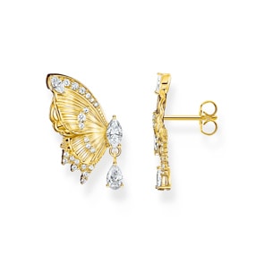 Thomas Sabo Blooming Skies Ohrstecker Schmetterling Butterfly Paradise mit Steinen vergoldet