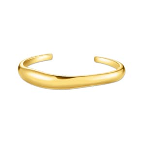 Thomas Sabo Bold Elegance Armreif mit geschwungener Form vergoldet