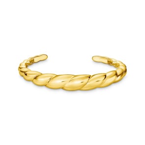 Thomas Sabo Bold Elegance Gold-plated organic-shaped bangle