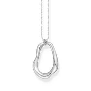 Thomas Sabo Bold Elegance Kette mit Anhänger Natural Beauty Silber
