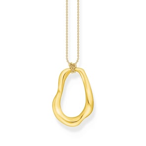 Thomas Sabo Bold Elegance Kette mit Anhänger Natural Beauty vergoldet