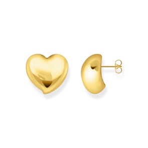 Thomas Sabo Bold Elegance Ohrringe in Herzform vergoldet