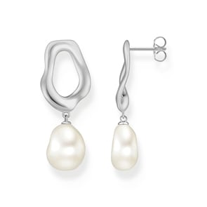 Thomas Sabo Bold Elegance Ohrringe mit Perle Natural Beauty Silber