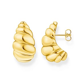 Thomas Sabo Bold Elegance Ohrstecker organische Formen vergoldet