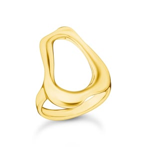 Thomas Sabo Bold Elegance Ring Natural Beauty vergoldet