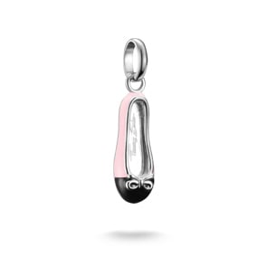 Thomas Sabo Charm-Anhänger Ballerina Pink Connect Silber