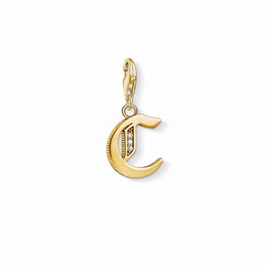 Thomas Sabo Pendentif Charm Lettre C Or