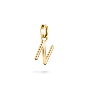 Thomas Sabo Charm-Anhänger Buchstabe N Connect vergoldet