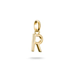Thomas Sabo Charm pendant letter R Connect gold-plated