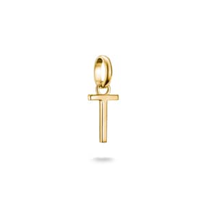 Thomas Sabo Charm pendant letter T Connect gold-plated