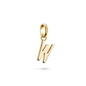 Thomas Sabo Charm pendant letter W Connect gold-plated