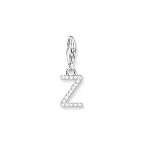 Thomas Sabo Pendentif Charm lettre Z avec pierres blanches argent 925