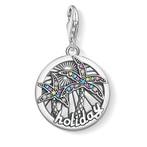 Thomas Sabo Pendentif Charm Médaille Tropical