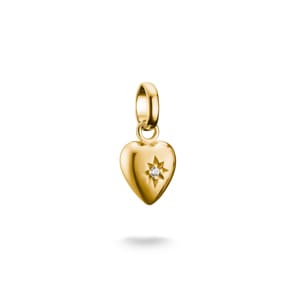 Thomas Sabo Charm pendant heart with star Connect gold-plated