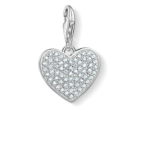 Thomas Sabo Charm-Anhänger Herz Pavé