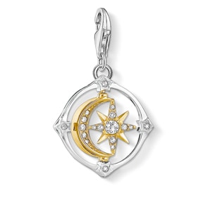 Thomas Sabo Charm-Anhänger Mond & Stern beweglich