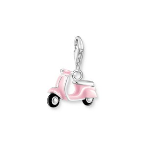 Thomas Sabo Charm pendant pink scooter silver