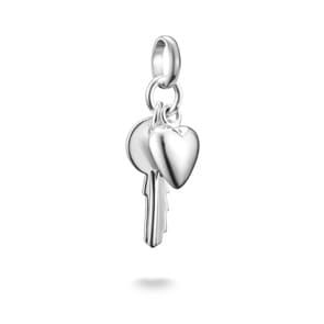 Thomas Sabo Charm pendant key with heart Connect silver