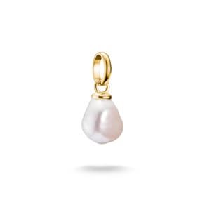 Thomas Sabo Charm-Anhänger Süsswasserzuchtperle Connect vergoldet