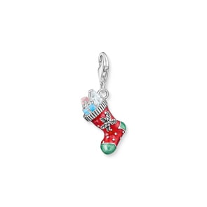 Thomas Sabo Silver Christmas sock charm pendant