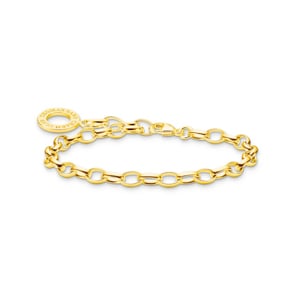 Thomas Sabo Bracelet Charm classique plaqué or