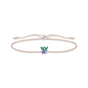 Thomas Sabo Charm Club Armband Little Secret Blaubeere silber